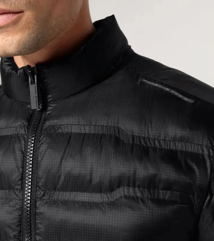 PORSCHE DESIGN Light padded jacket Bunda odlehčená prošívaná černá
