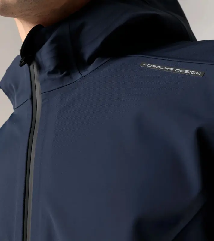 PORSCHE DESIGN All Day Reversible Jacket Bunda oboustranná s kapucí tmavě modrá nebo černá