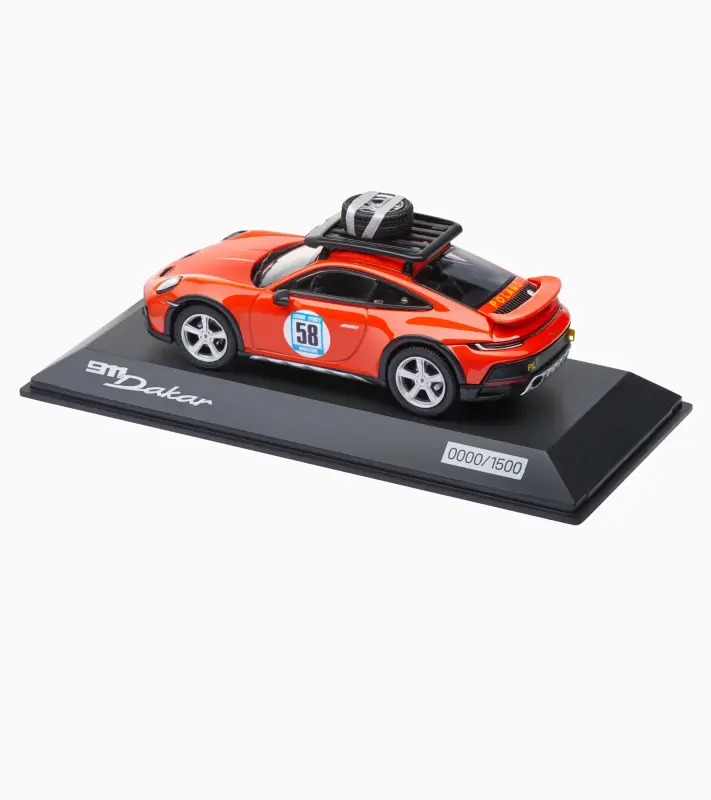 PORSCHE 911 Dakar Ltd Model 1:43 červenočerná