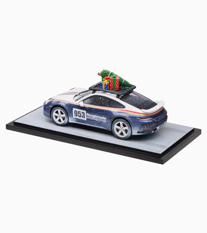 PORSCHE 911 Dakar (992) Limited Edition Model 1:18 startovní číslo 953 modrobílá kombinace
