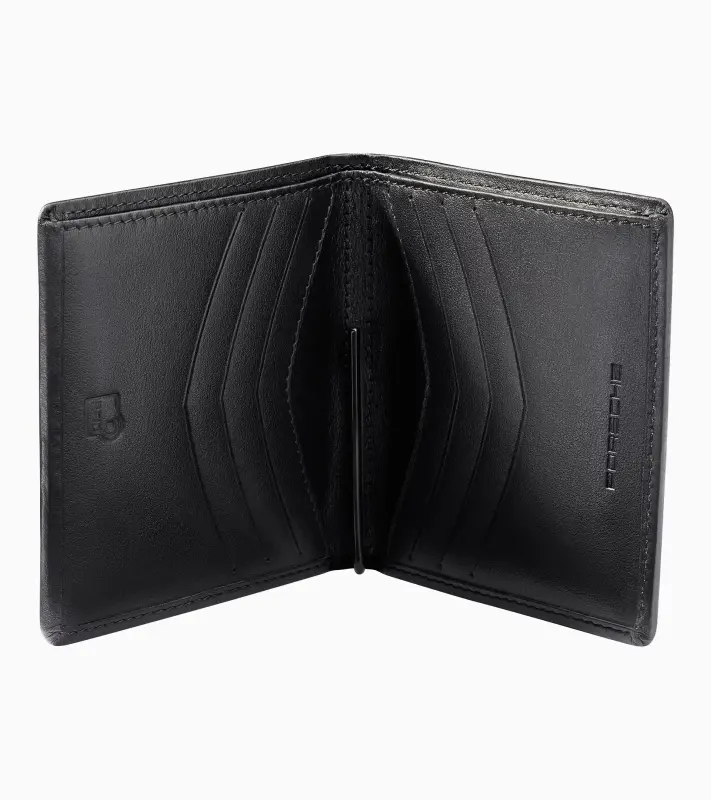 Porsche Card Holder with Money Clip Essential Pouzdro na karty a se sponou na bankovky černá