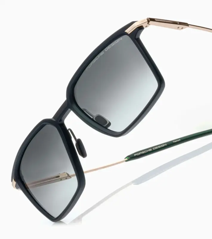 PORSCHE DESIGN Sunglasses P´8986 Sluneční brýle inspirované P911 zelenozlaté se skly v šedém gradientu