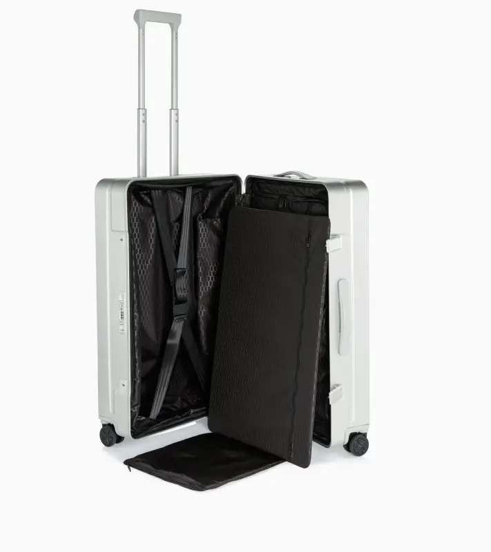 PORSCHE DESIGN Roadster Aluminum Trolley L Cestovní zavazadlo kufr velikost L stříbrná TSA