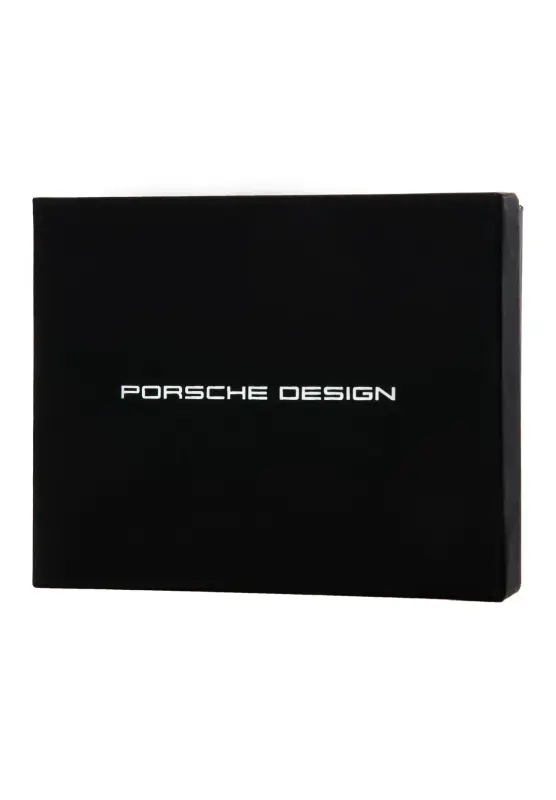 PORSCHE DESIGN Keyring Metal Klíčenka kov kůže šedá antracitová