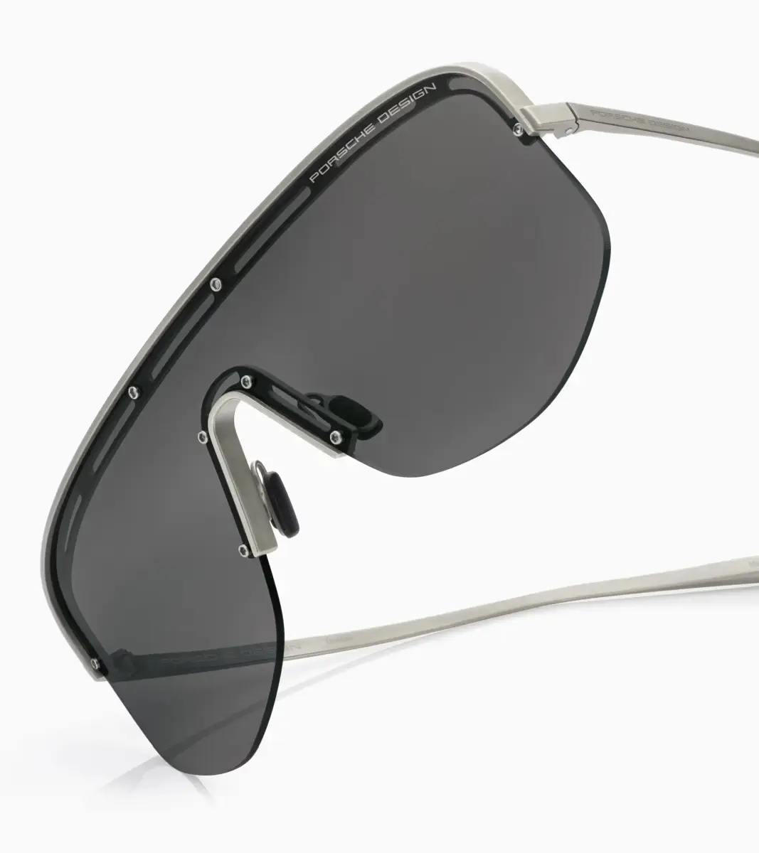 PORSCHE DESIGN Iconic – 911 Targa 60Y Sunglasses Sluneční brýle z titanu stříbrné v dárkovém balení