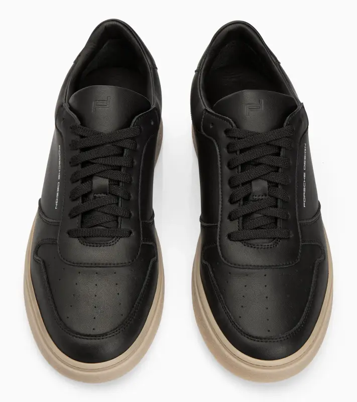 PORSCHE DESIGN Gumsole Sneaker Obuv teniska kožená volnočasová černá