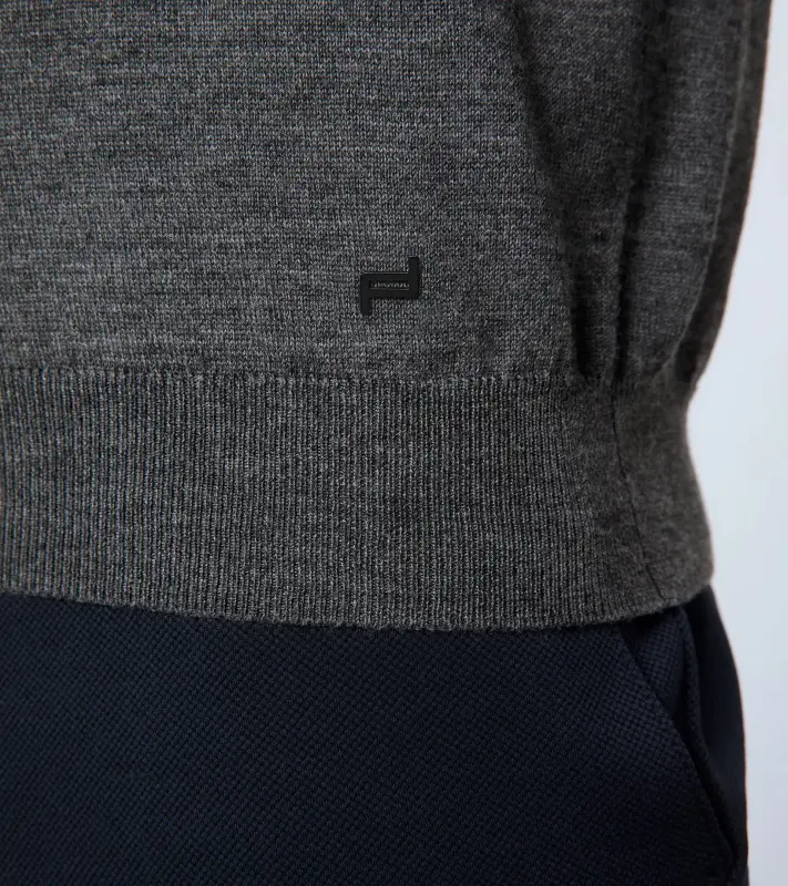 PORSCHE DESIGN Crew neck pullover Svetr pulovr s výstřihem ke krku antracitová šedá
