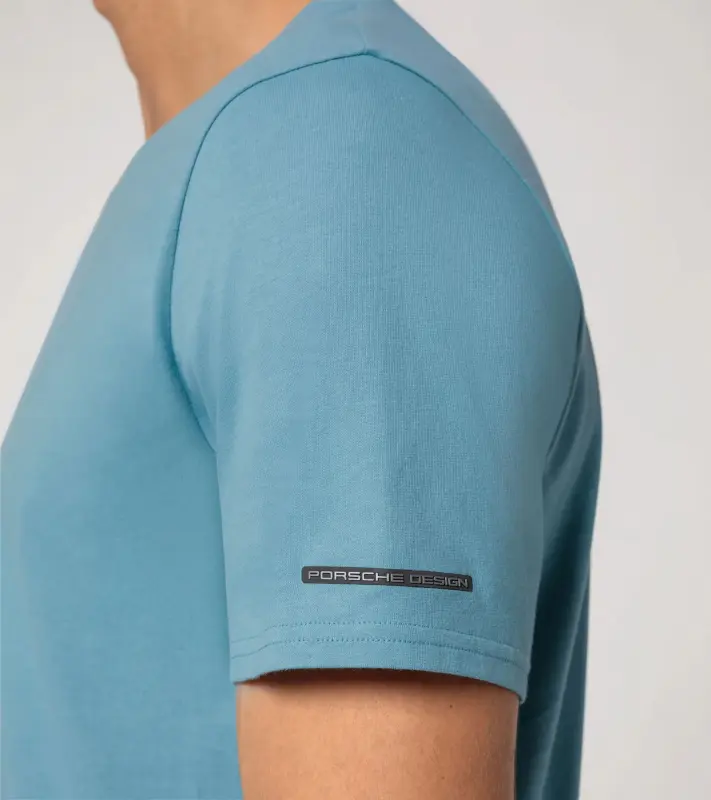 PORSCHE DESIGN Men´s T-Shirt Tričko pánské bavlněné světle modrá