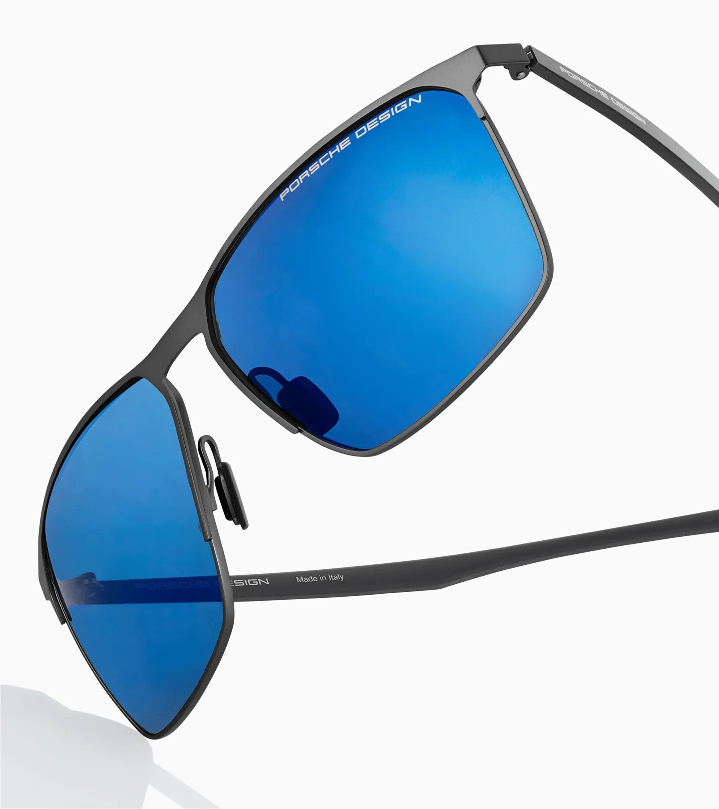 PORSCHE DESIGN Sunglasses P´8964 Sluneční brýle z uhlíkových vláken šedomodré polarizovaná tmavě modrá skla v gradientu