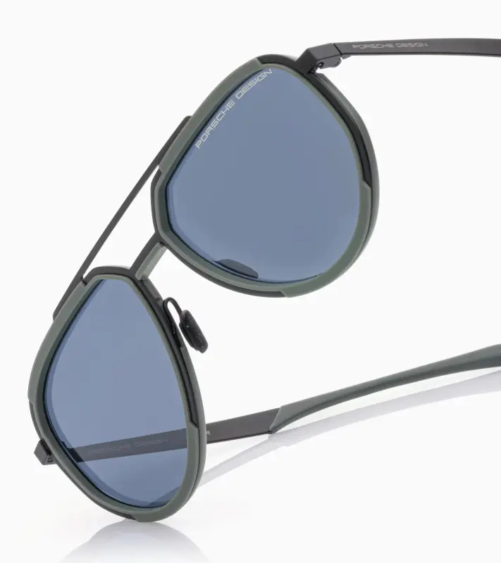 PORSCHE DESIGN Sunglasses P´8994 Sluneční brýle šedozelené s modrými skly 