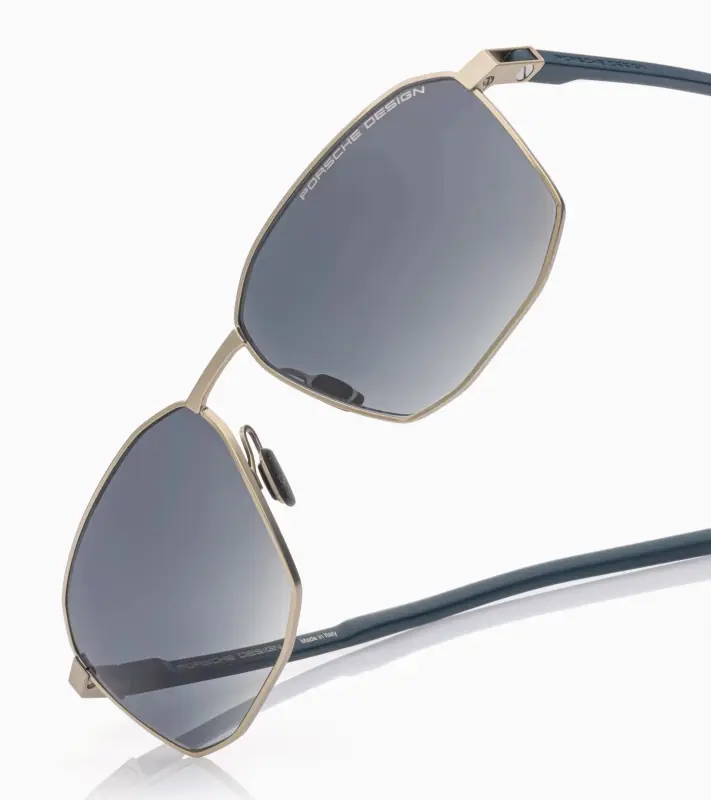 PORSCHE DESIGN Sunglasses P´8989 Sluneční brýle zlatomodré s šedými skly v gradientu