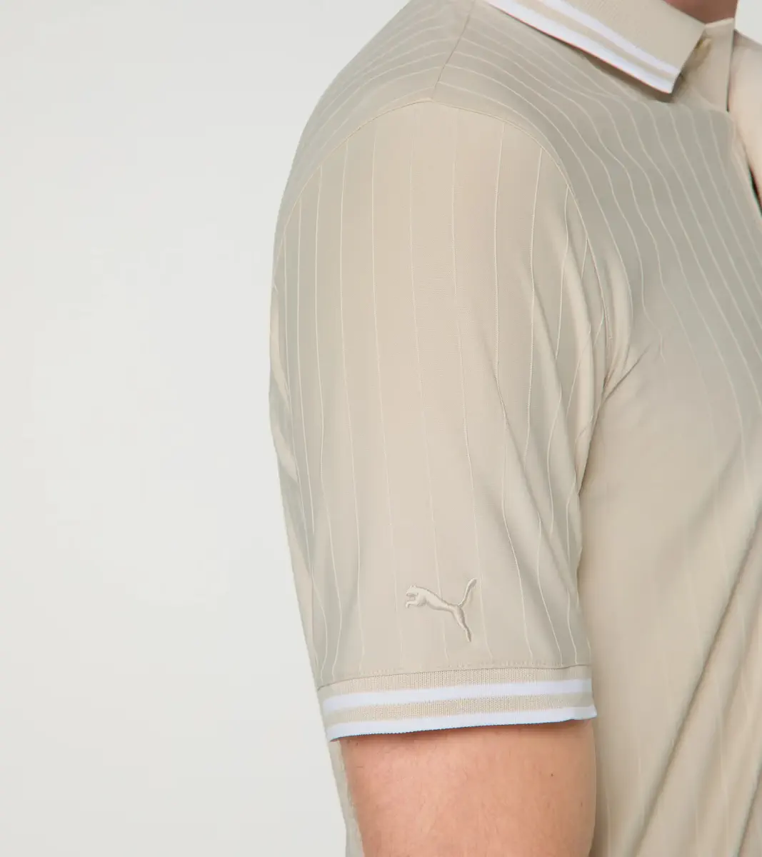 PORSCHE Polo shirt – 911 Targa 60Y triko s límečkem béžové