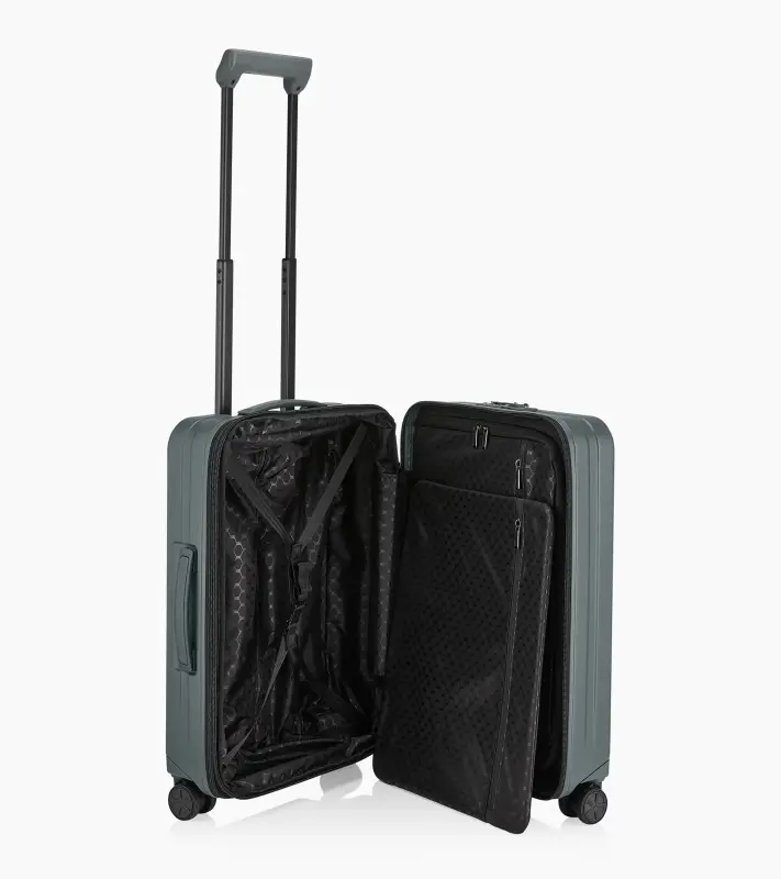 PORSCHE DESIGN Roadster Hardcase Business Trolley S Zavazadlo kufr cestovní manažerský skořepinový šedý USB TSA