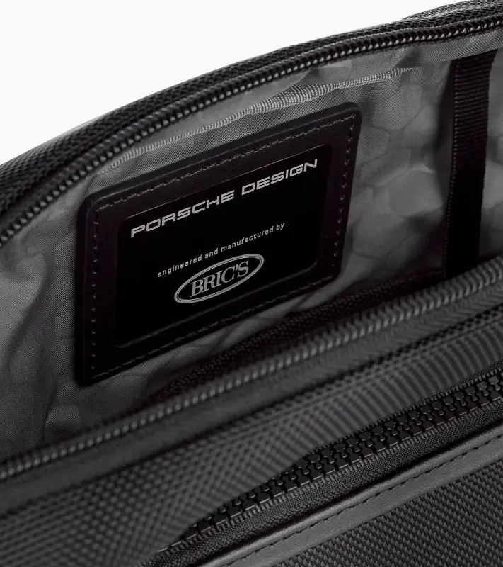 PORSCHE DESIGN Roadster Nylon Shoulder Bag XS Taška přes rameno malá s uzavíratelnými kapsami černá