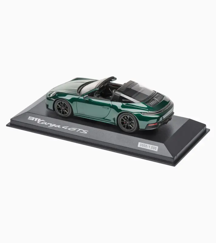 PORSCHE 911 Targa 4 GTS (992.2) Limited Edition Model 1:43 tmavší zelená metalíza