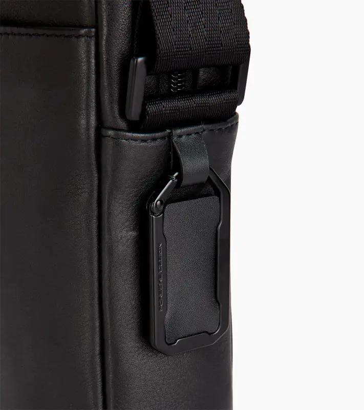 PORSCHE DESIGN Roadster Leather Shoulder Bag XS Taška přes rameno kožená na drobnosti černá