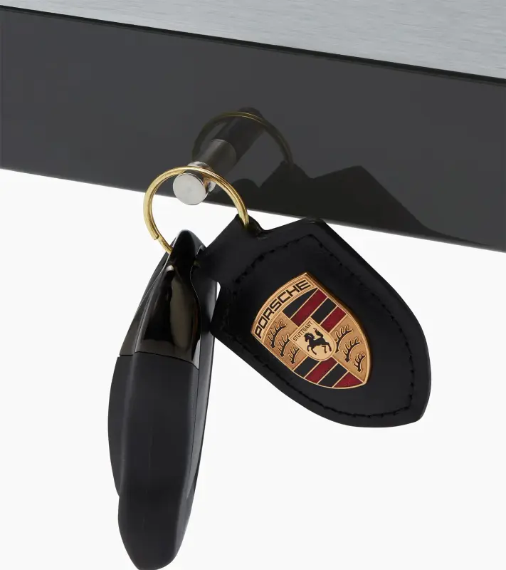 PORSCHE 911 key rack Věšák na klíče se 4 háčky v barvách sportovních vozů břidlicová šedá