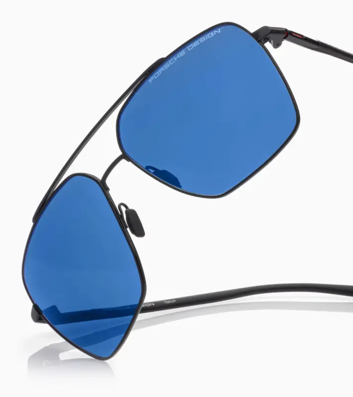 PORSCHE DESIGN P´8974 Absorber #2 Sluneční brýle černé s modrými zrcadlovými skly
