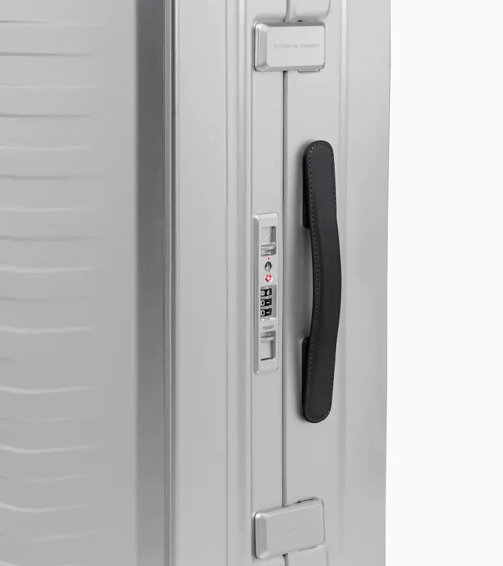 PORSCHE DESIGN Leather Handle Set Roadster Aluminium Trolley Sada kožených rukojetí na zavazadla pro barevnou personalizaci