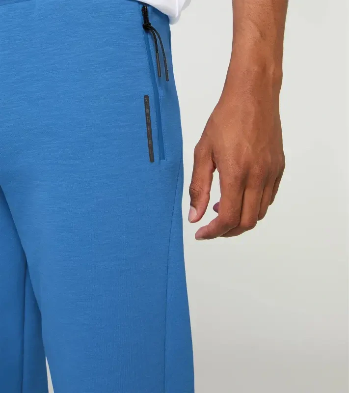 PORSCHE DESIGN Sweat Pants Kalhoty volnočasové sportovní funkční mírně strečové čistě modrá