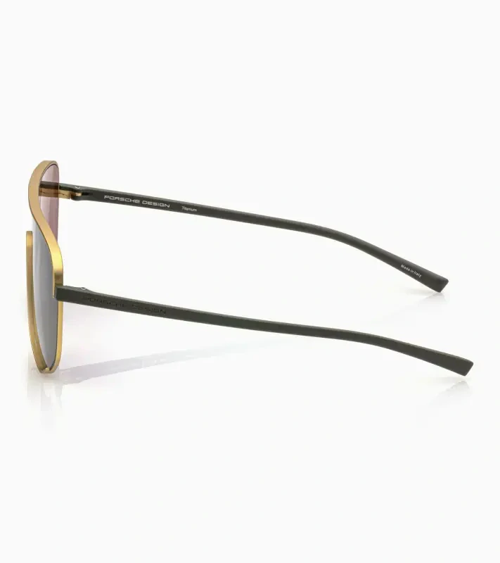 PORSCHE DESIGN P'86007 Targa #1 Sunglasses by Orlando Bloom Sluneční brýle olivovozlaté s hnědými polarizovanými skly