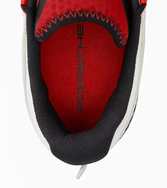 PORSCHE DESIGN Xetic S Seasonal Transparency Sneaker Obuv volnočasová sportovní odlehčená transparentní v kombinaci bílé a lávově oranžové
