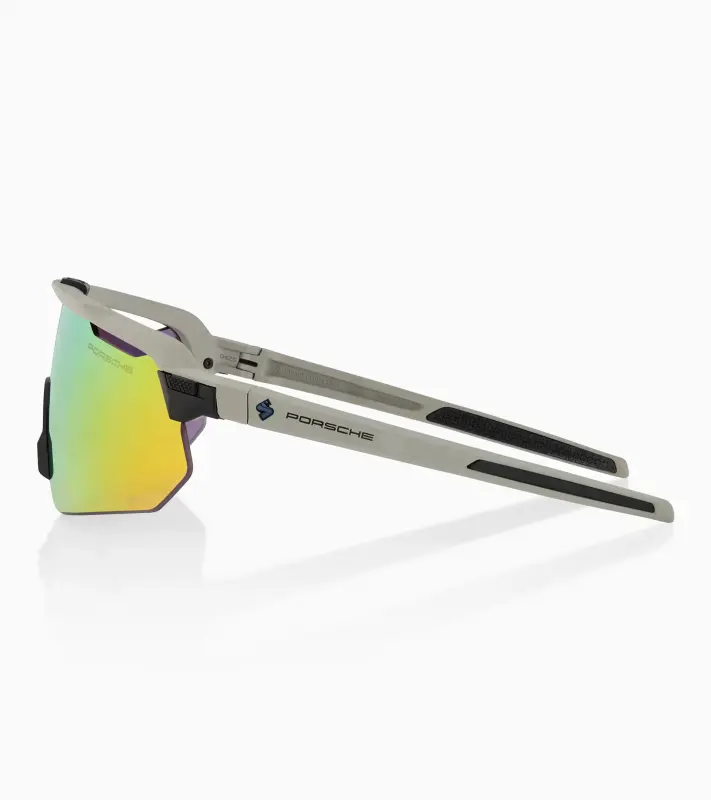 PORSCHE Shinobi RIG® Reflect Sport Sunglasses Cyklistické sluneční brýle světle šedé s vysokou odolností a zvýšeným kontrastem při zachovaní barev