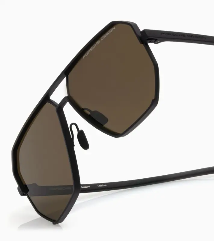 PORSCHE DESIGN P'8995 Targa #2 Sunglasses Sluneční brýle černé a hnědými skly