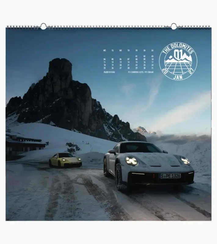 PORSCHE Calendar 2027 “Bonded By The Road. United By Passion” Kalendář nástěnný 2027