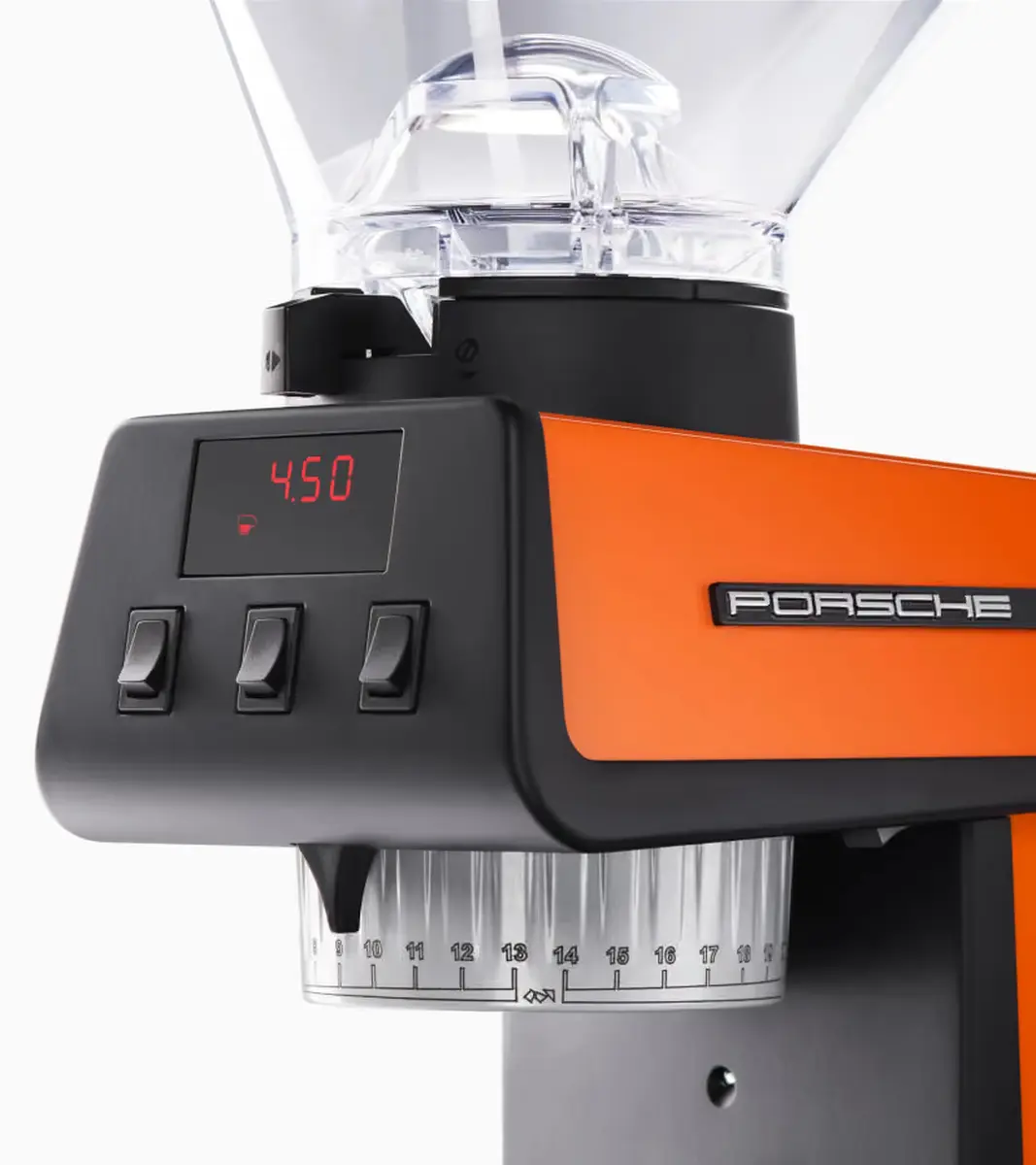 Pico Espresso Grinder Porsche 911 Carrera RS 2.7 - Porsche x La Marzocco Mlýnek na kávu oranžový