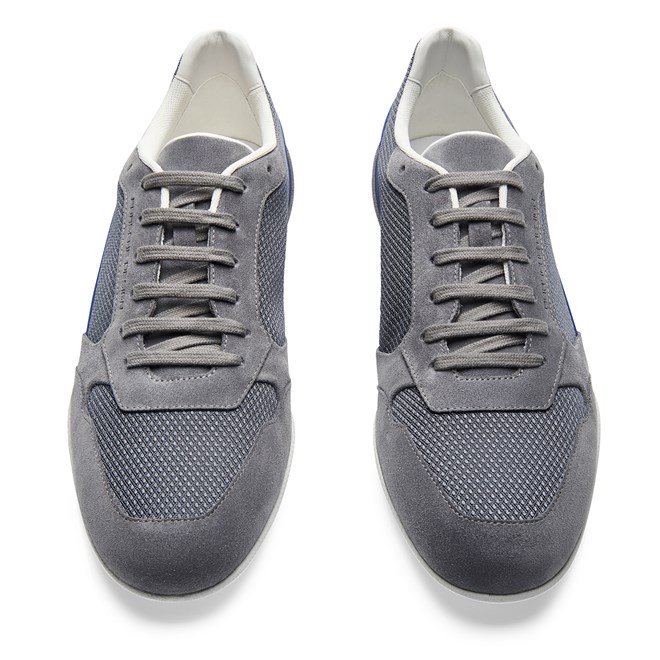 Porsche Design RACER VELOURS MESH SNEAKER Obuv módní asfaltová asphalt