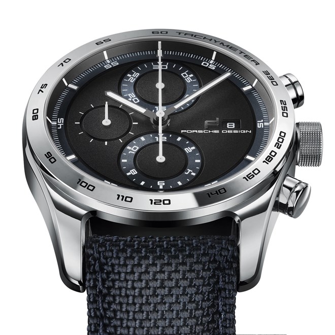 Porsche Design CHRONOTIMER SERIES 1 titanium modrá polished titanium black deep blue
