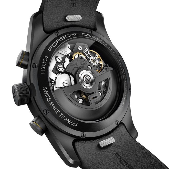 Porsche Design CHRONOTIMER SERIES 1 FLYBACK černá žlutá titanium black yellow
