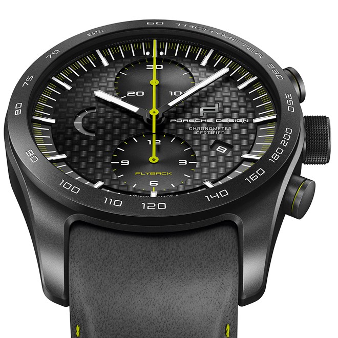 Porsche Design CHRONOTIMER SERIES 1 FLYBACK černá zelená titanium černá green