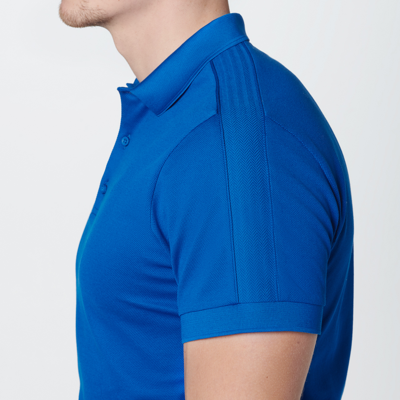 Porsche Design Racing Detailed Polo Tričko s límečkem modré