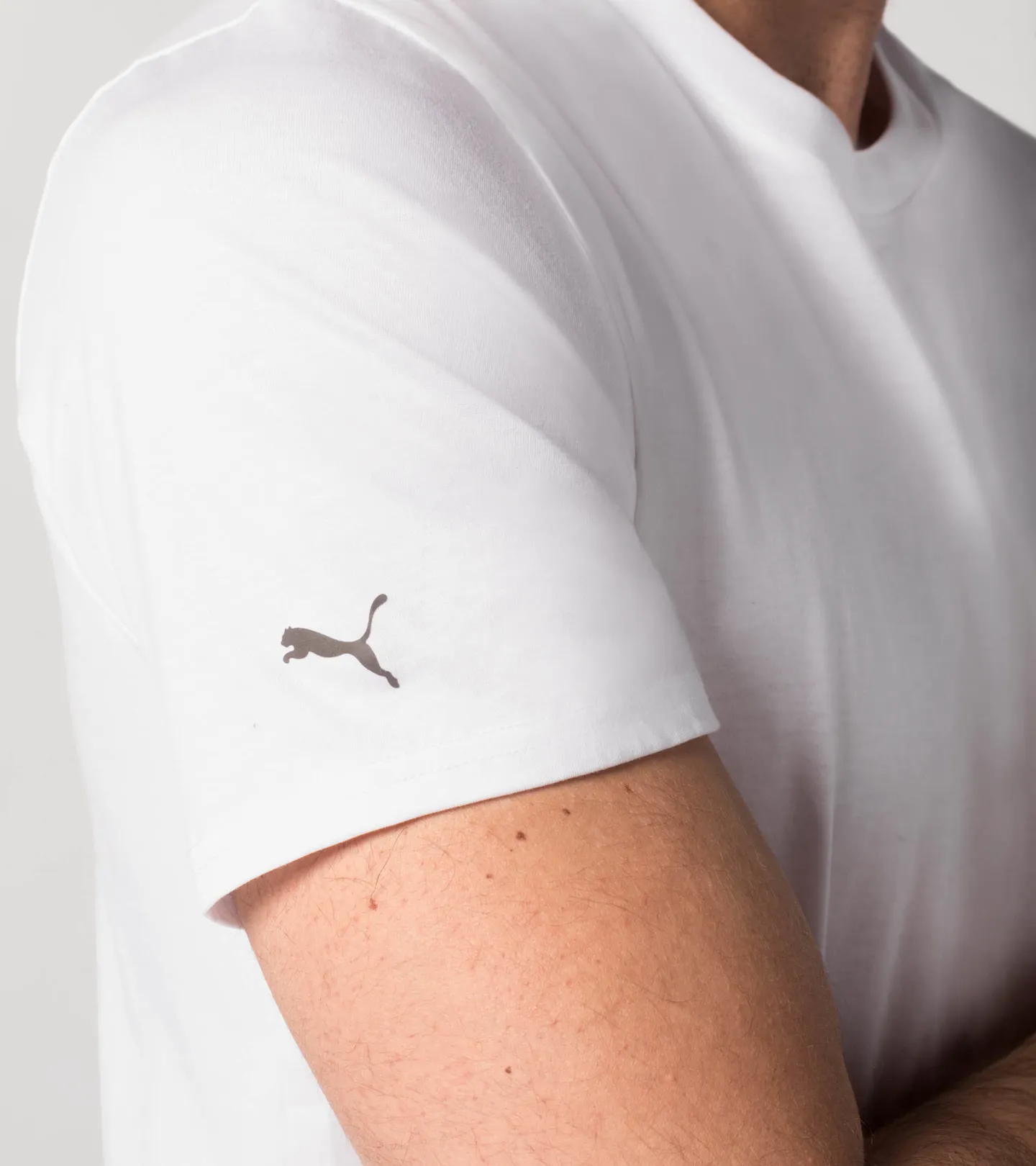 Porsche Design Essential T-SHIRT Tee Tričko s kulatým výstřihem bílé