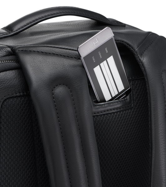 Porsche Design ROADSTER LEATHER BACKPACK M Batoh batůžek kožený černá black