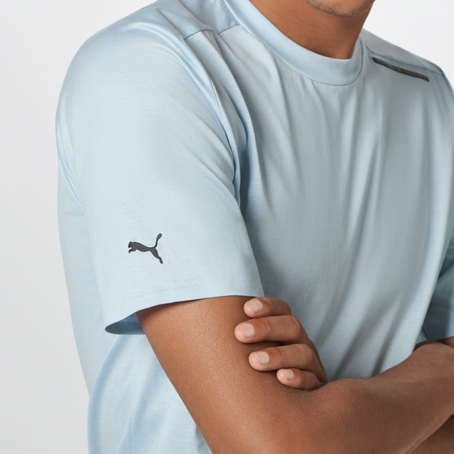 Porsche Design ESSENTIAL T-SHIRT Tričko s kulatým výstřihem světle modrá