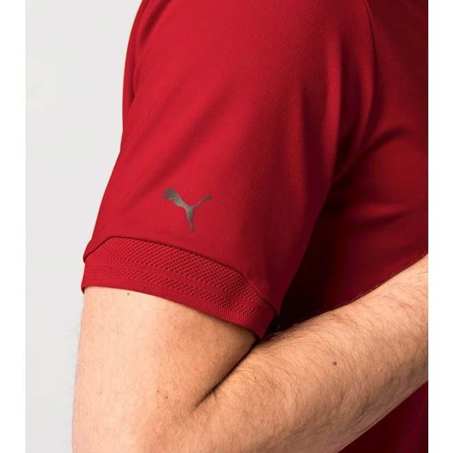 Porsche Design MEN'S POLO Tričko s límečkem červená urban red