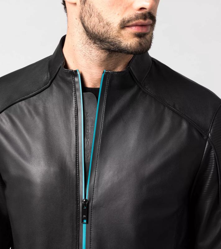 Porsche Design Functional Leather Jacket funkční kožená bunda černá