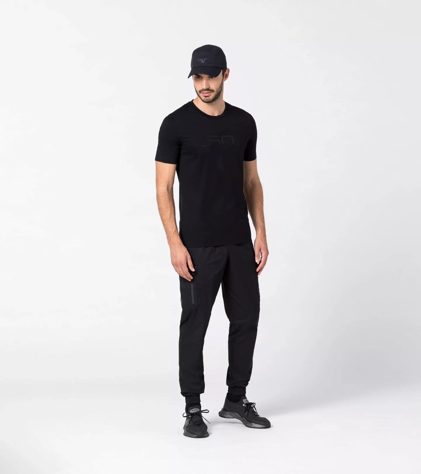 Porsche Design 50Y Cap Čepice kšiltovka černá/palladium