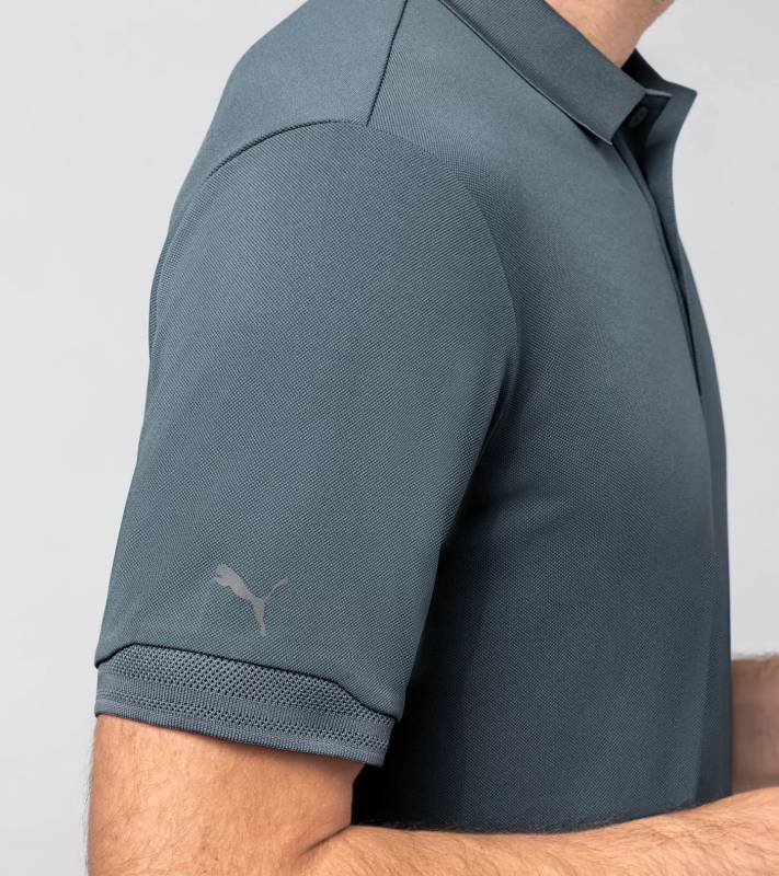 PORSCHE DESIGN Men's Polo Tričko s límečkem šedá břidlicová