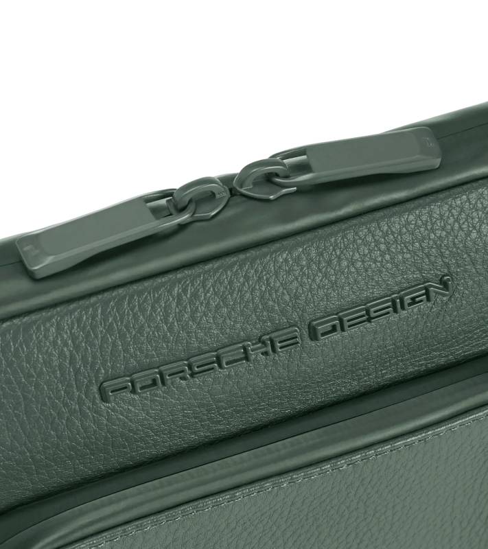 PORSCHE DESIGN Roadster Leather Shoulderbag S Taška kožená menší velikosti přes rameno zelená
