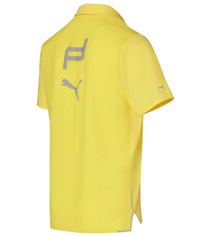 Porsche Design Active Polo žluté tričko s límečkem