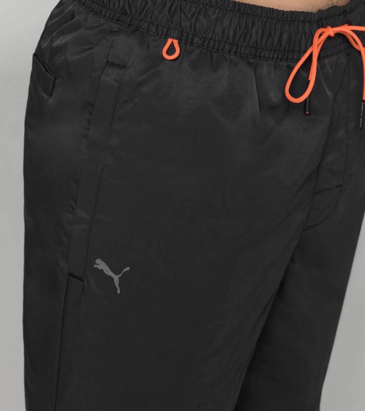 PORSCHE DESIGN Swimming Shorts Plavky koupací šortky s elastickým pasem zavazování na šňůrku černé