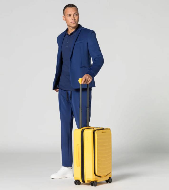 PORSCHE DESIGN Roadster Hardcase 4W Business Trolley S  Manažerské zavazadlo kufr skořepinový velikost S žlutý TSA USB