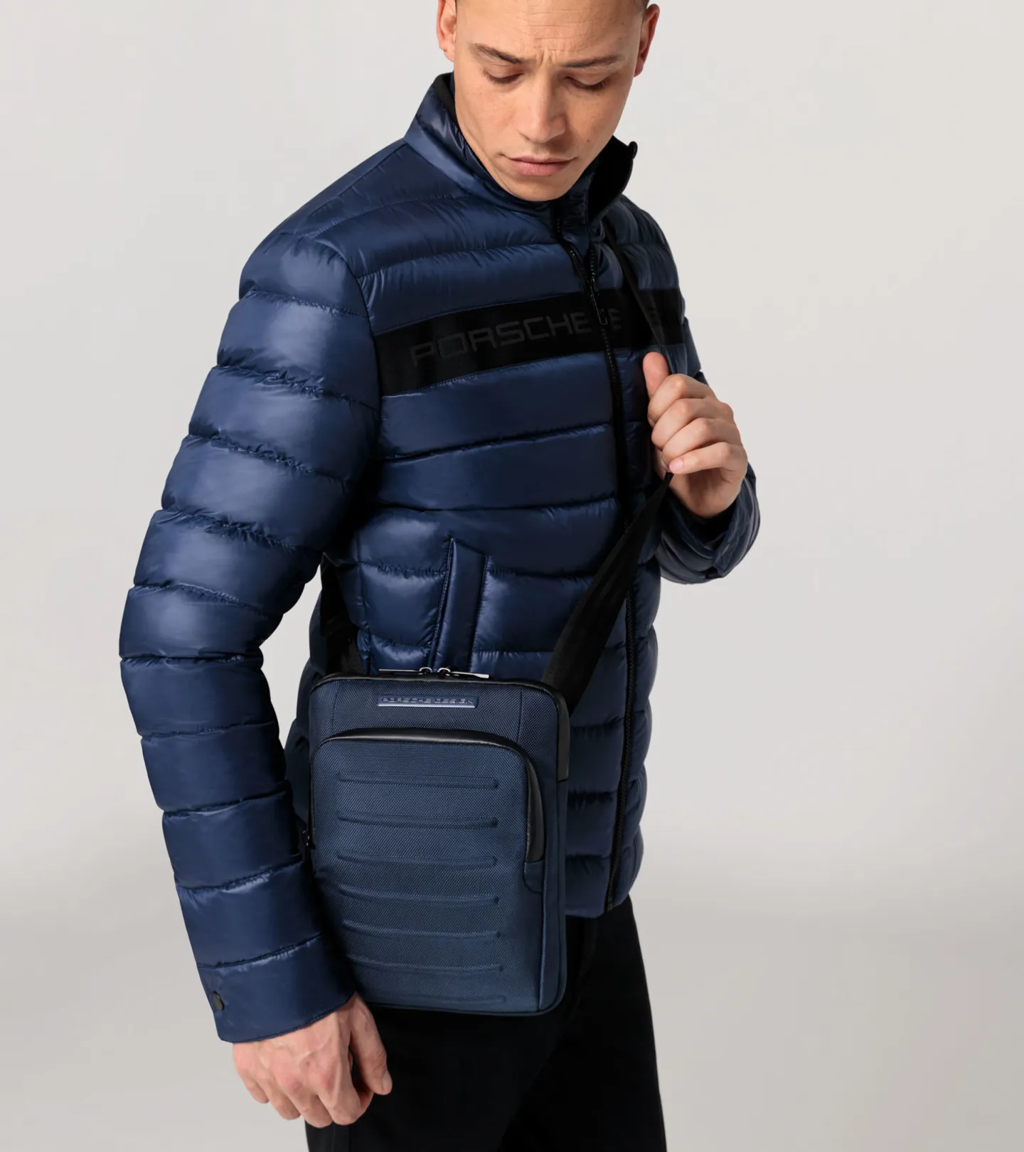 PORSCHE DESIGN - Taška přes rameno, Crossbody, modrá barva
