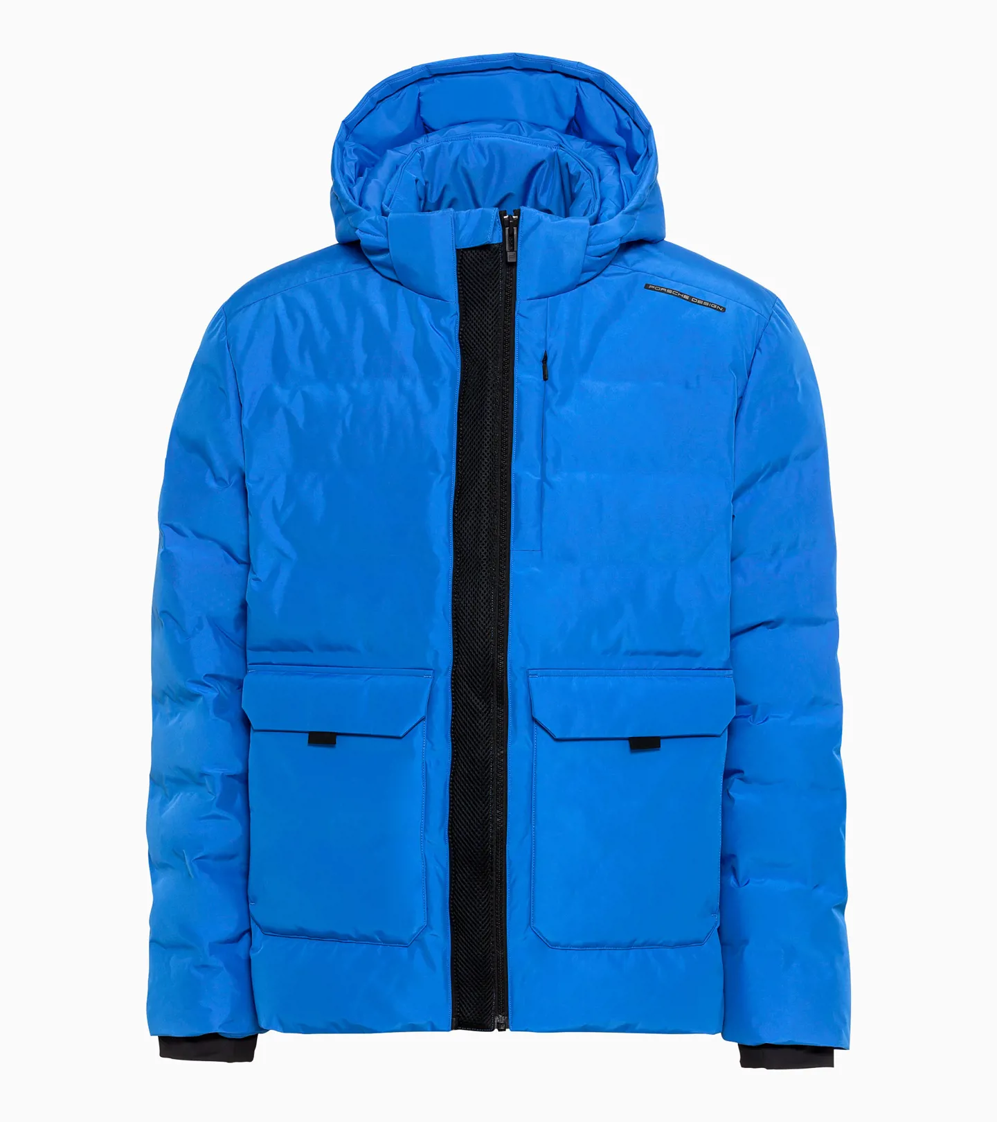 PORSCHE DESIGN Padded Jacket Bunda prošívaná zimní vyteplená s kapsami ultra modrá