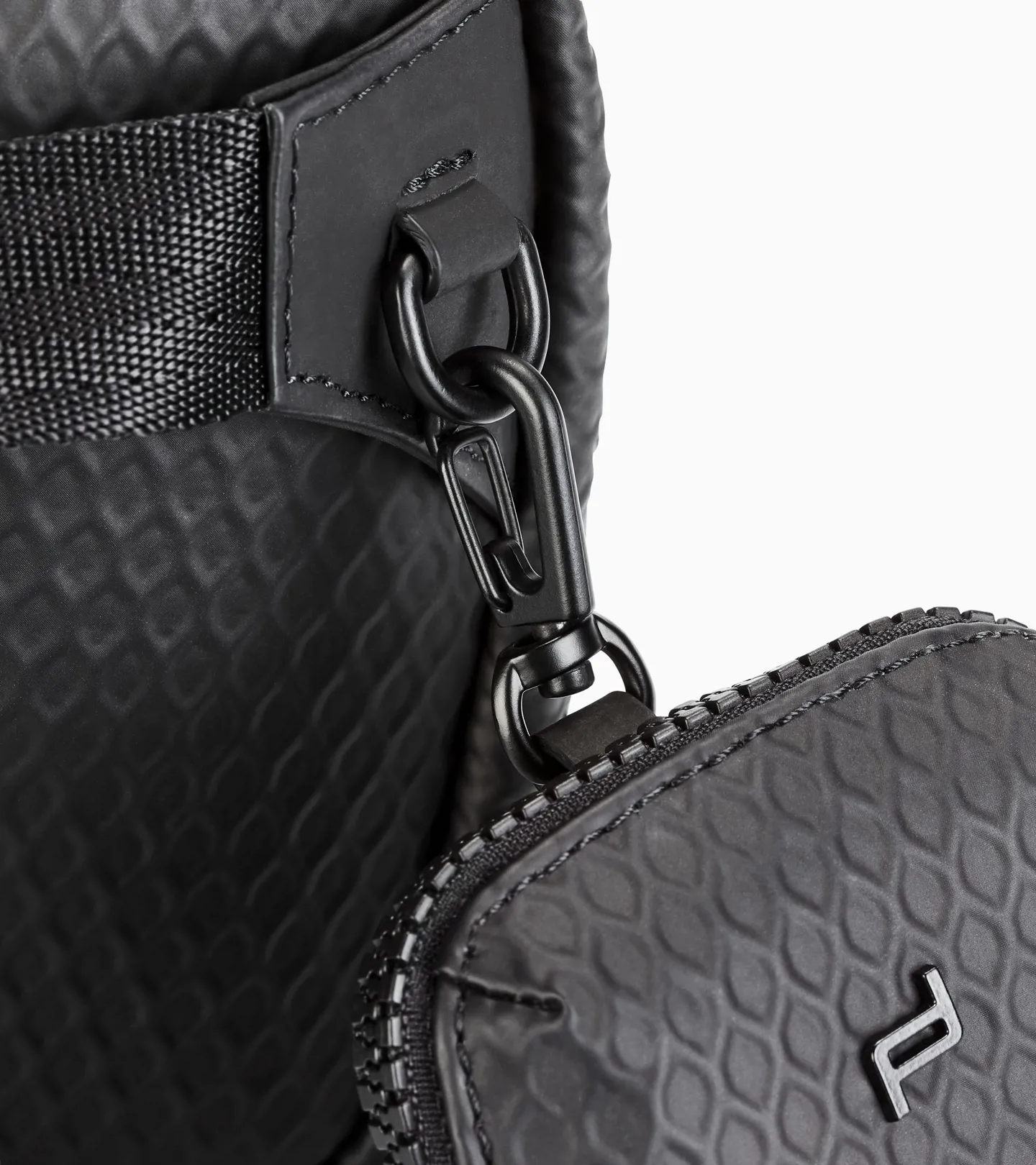 PORSCHE DESIGN Studio Belt Bag Taška pánská etuje  v setu s malou kapsou na zip černá