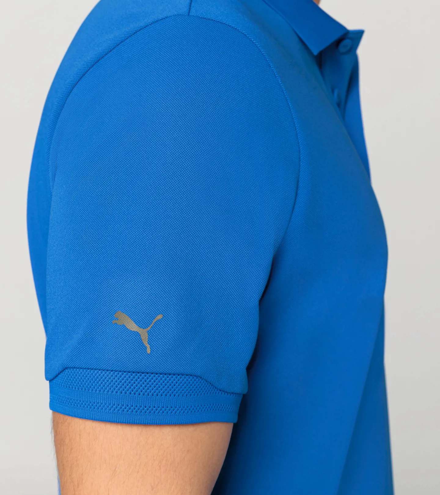 PORSCHE DESIGN Men's Polo Shirt - Polo tričko s límečkem a knoflíčky ultra modrá